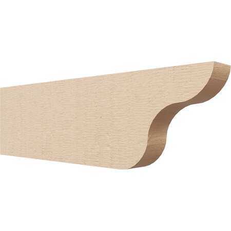 Ekena Millwork 2in. W x 6in. H x 20in. L Carmel Woodgrain TimberThane Rafter Tail, Primed Tan RFTUR02X06X20CARRCPR